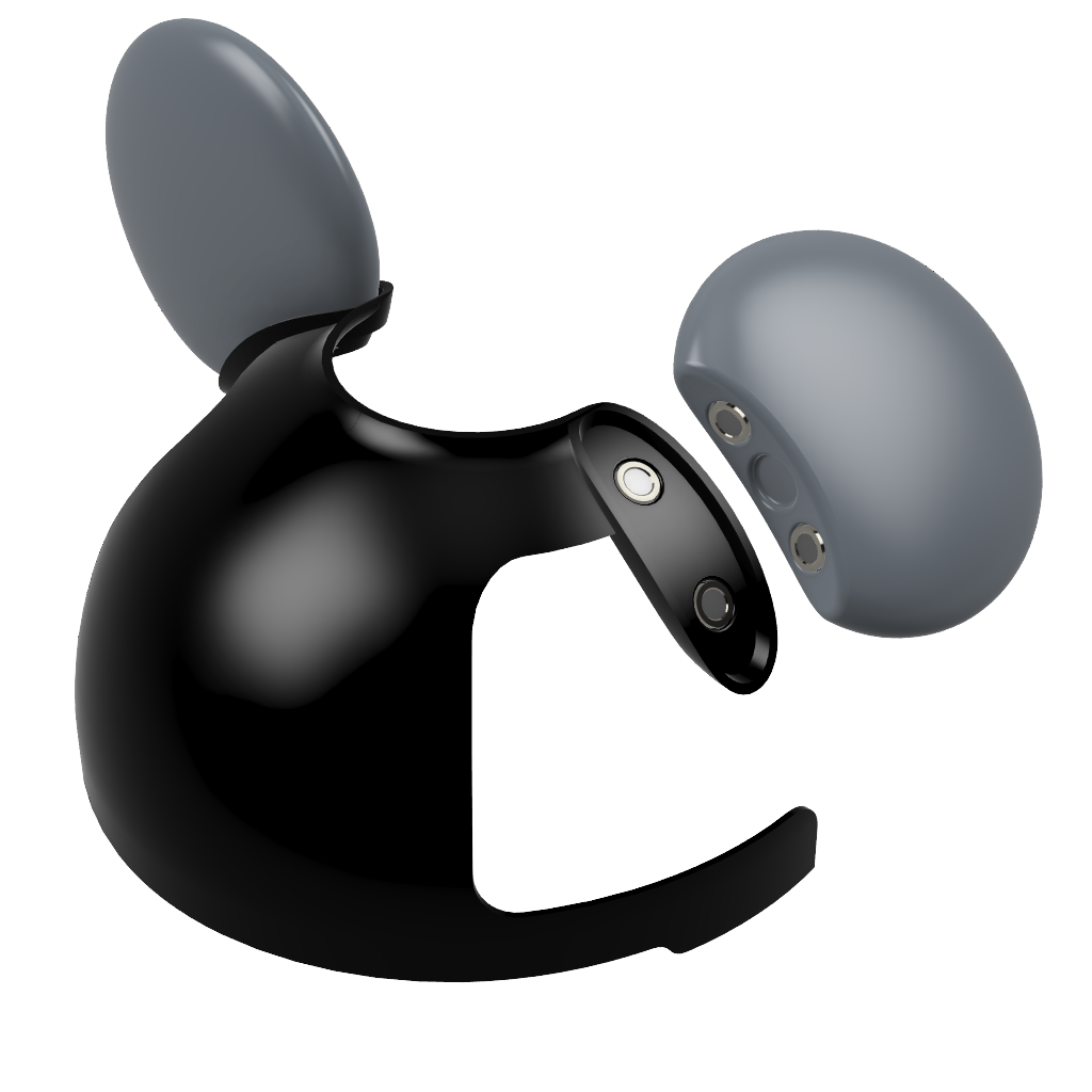 Circular Magnetic Ears for Personal Hat