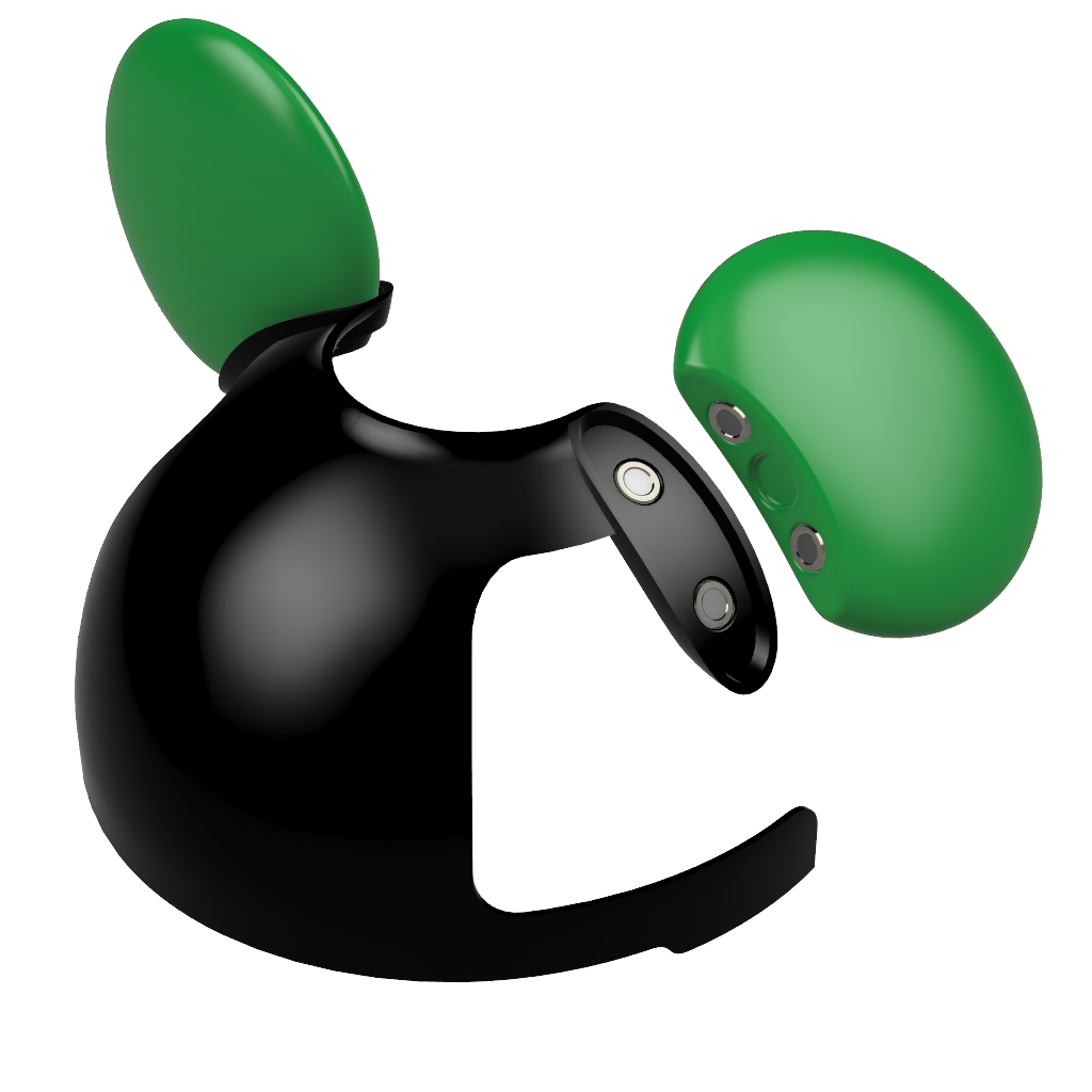 Circular Magnetic Ears for Personal Hat