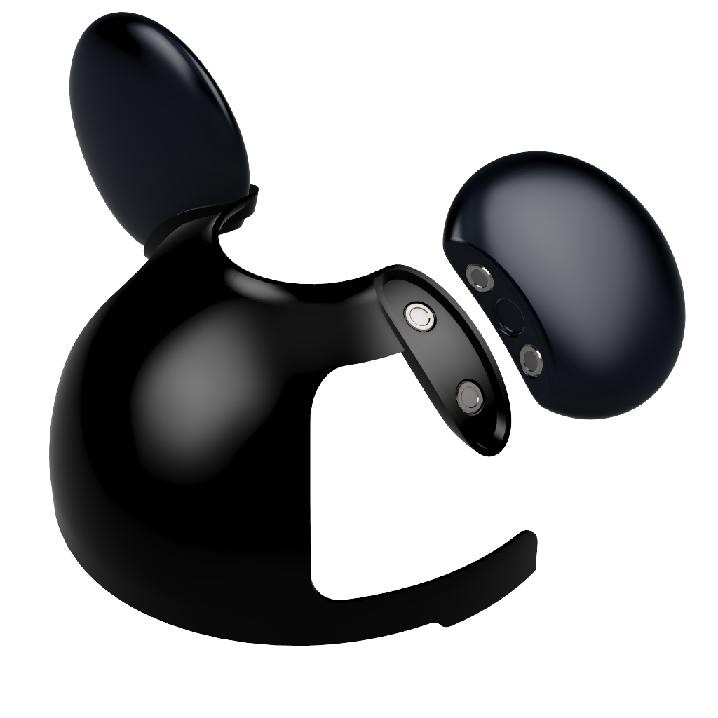 Circular Magnetic Ears for Personal Hat