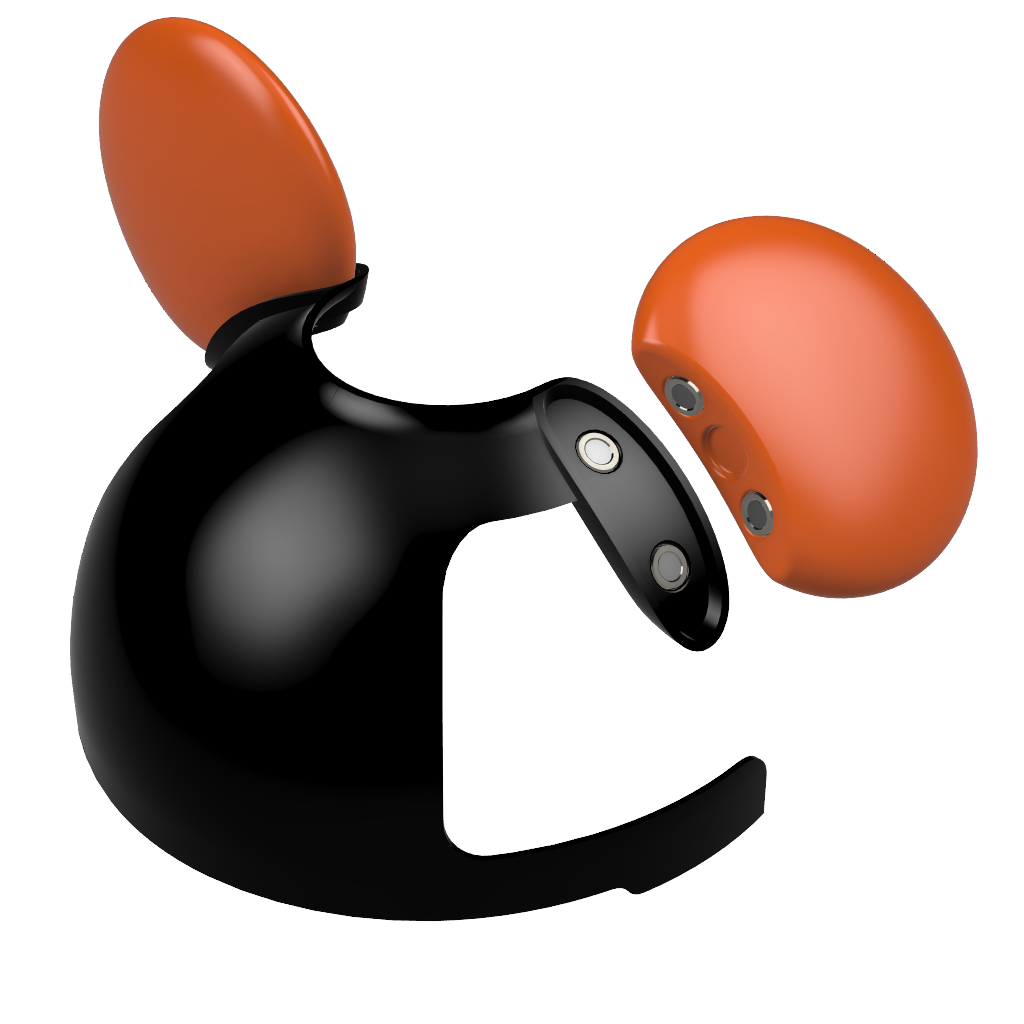 Circular Magnetic Ears for Personal Hat