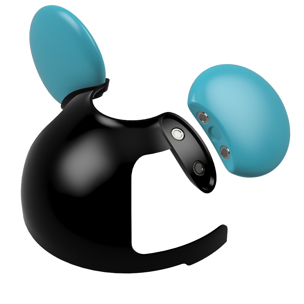Circular Magnetic Ears for Personal Hat