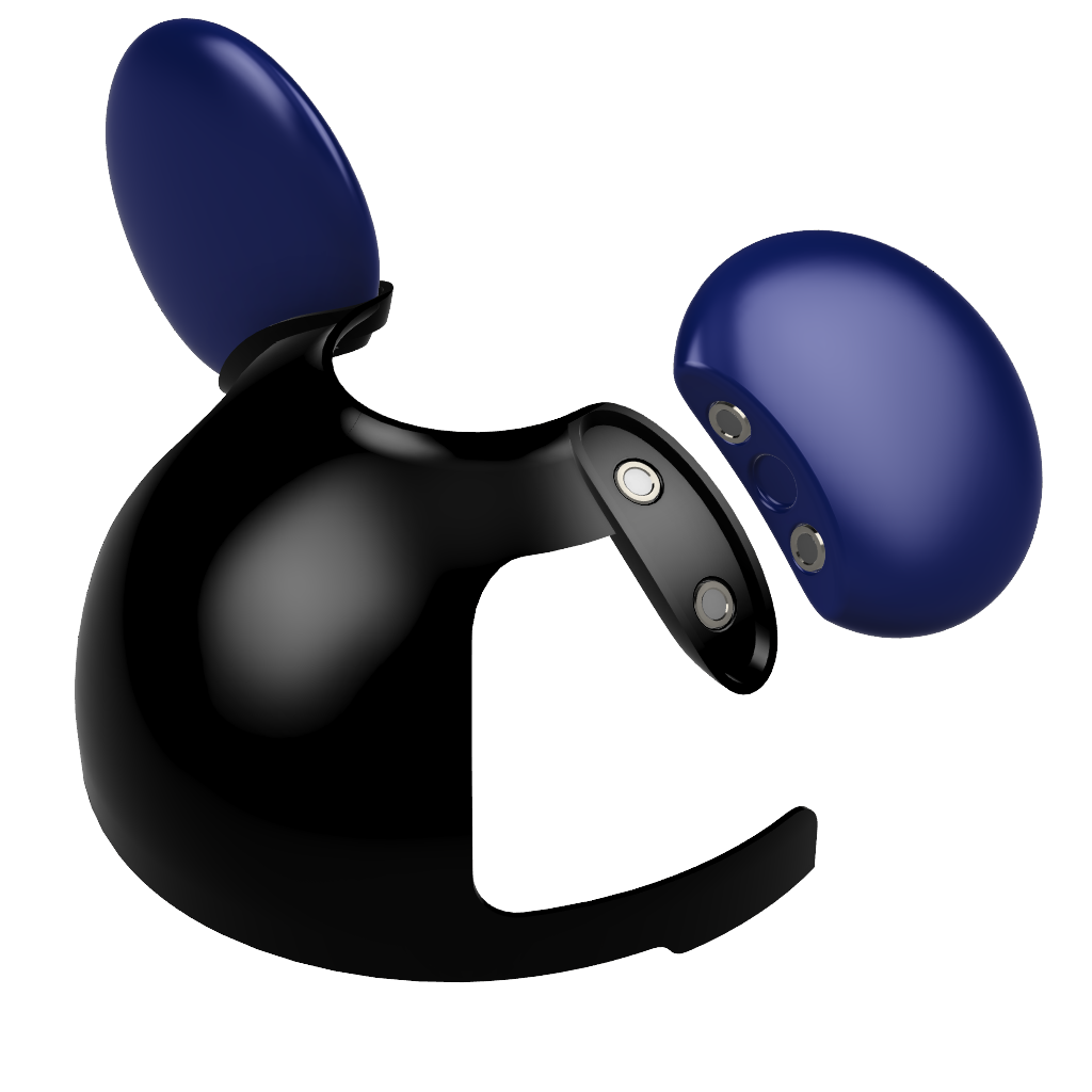 Circular Magnetic Ears for Personal Hat