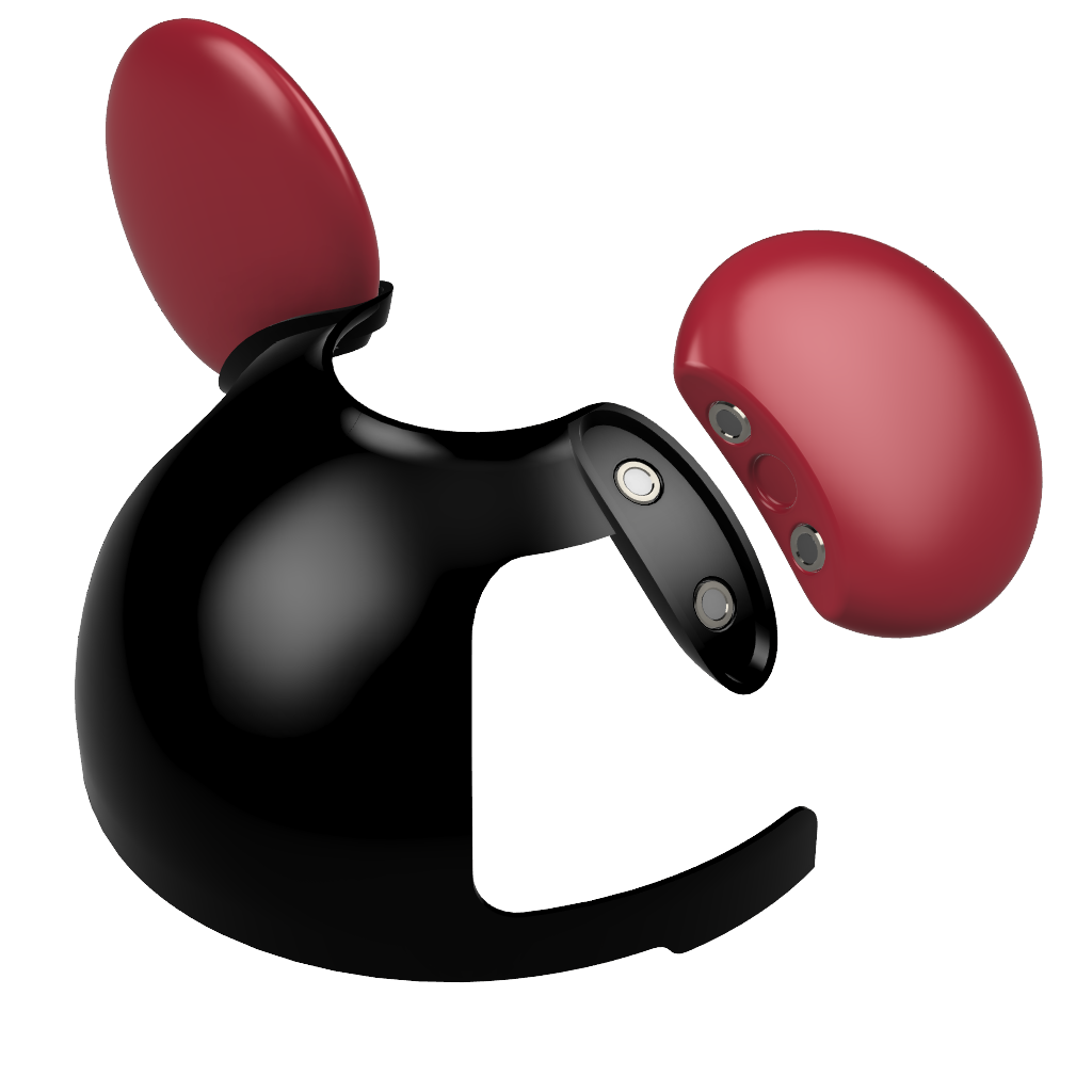 Circular Magnetic Ears for Personal Hat