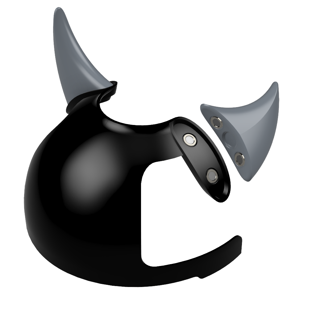 Horned Magnetic Ears for Personal Hat