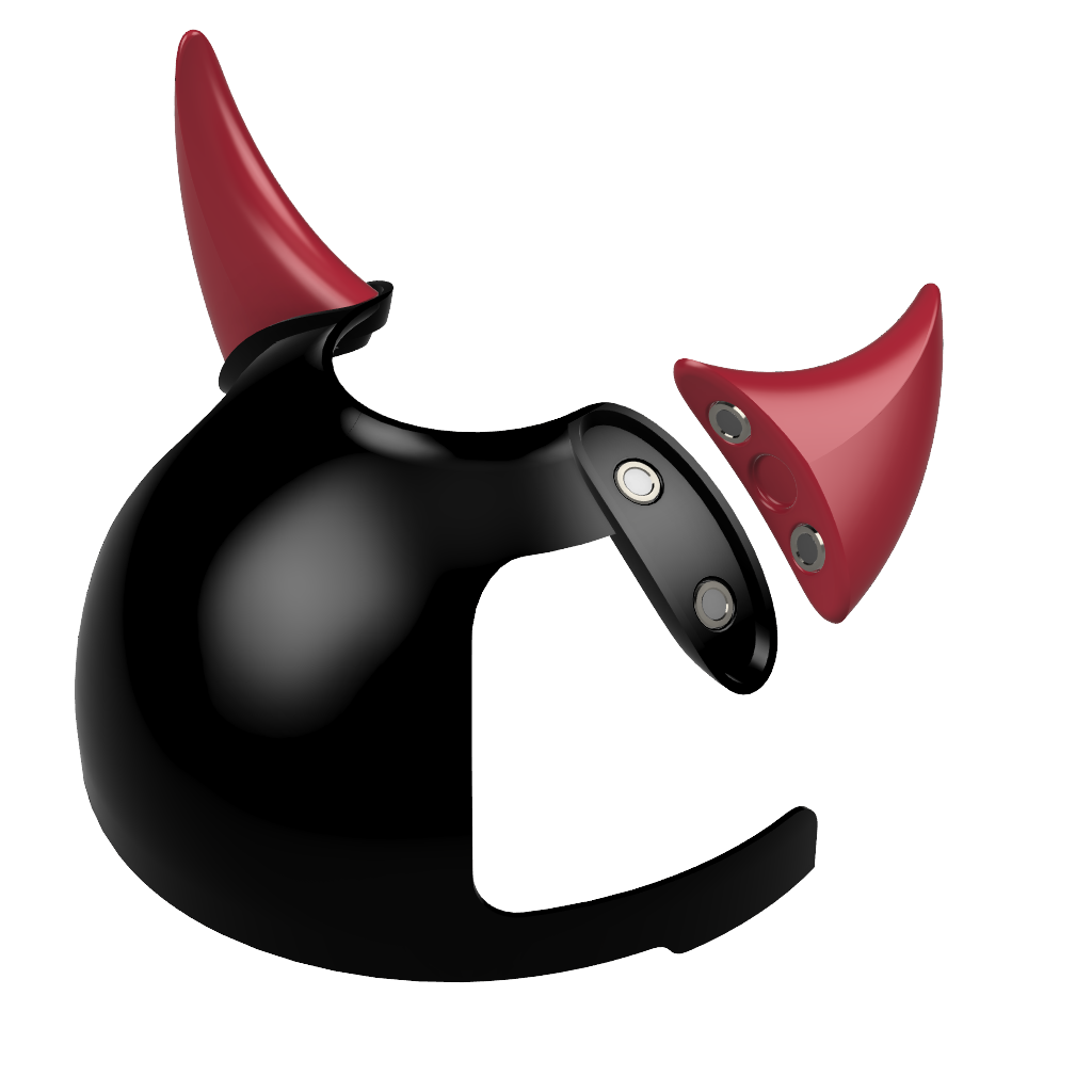 Horned Magnetic Ears for Personal Hat