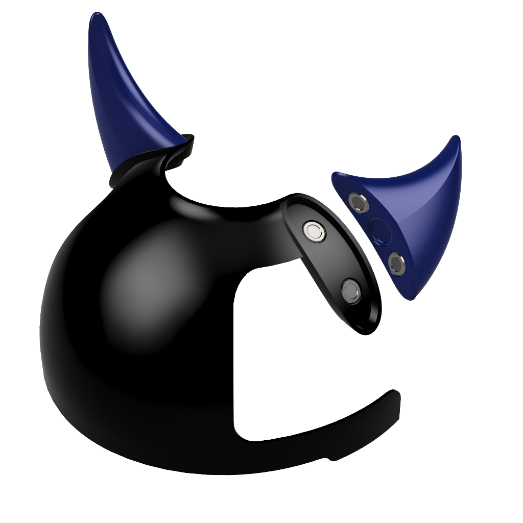 Horned Magnetic Ears for Personal Hat