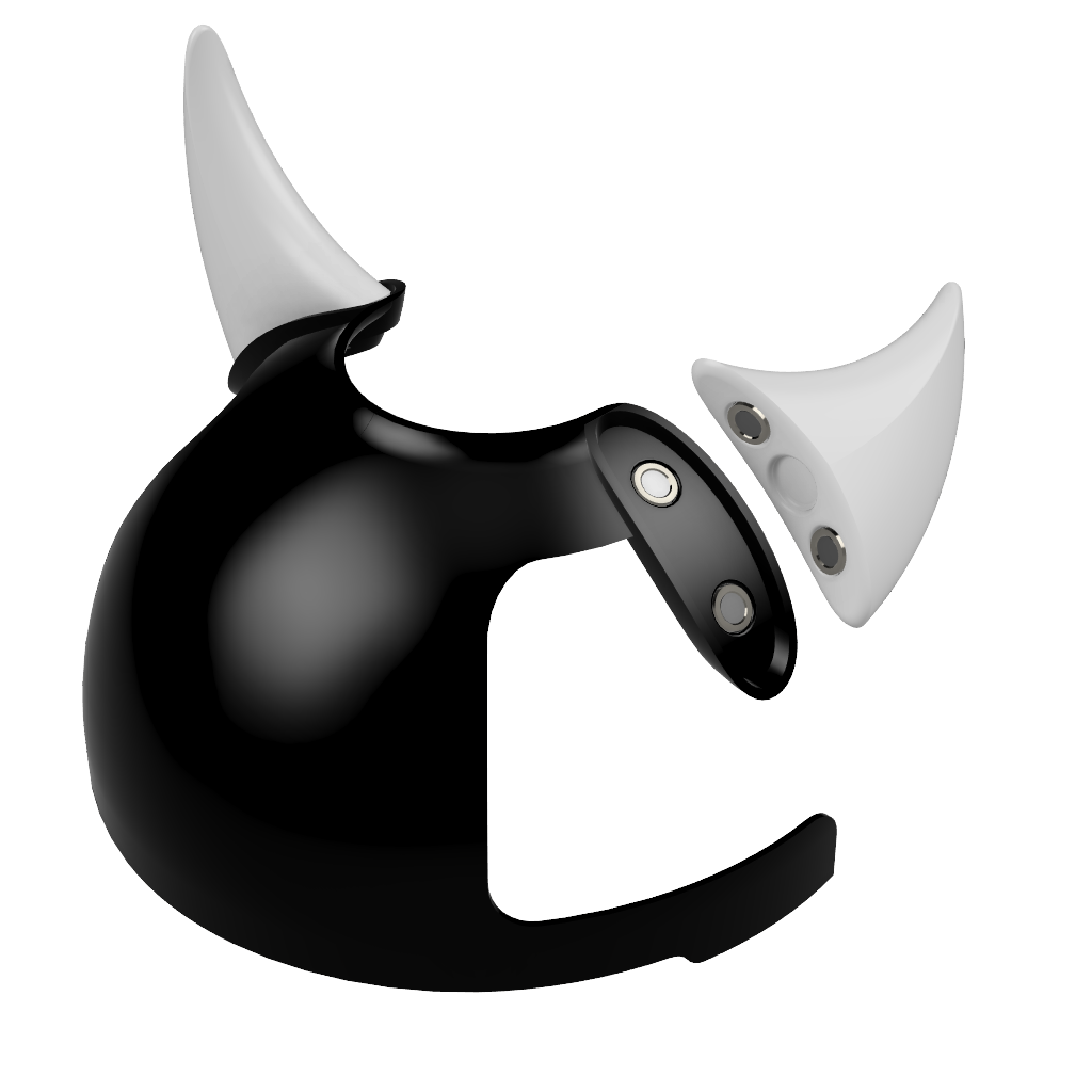 Horned Magnetic Ears for Personal Hat