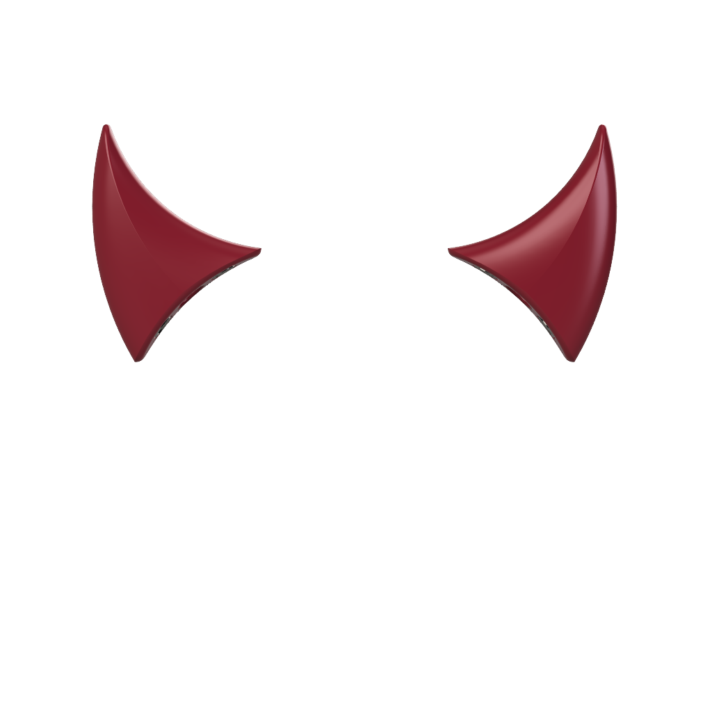 Horned Magnetic Ears for Personal Hat