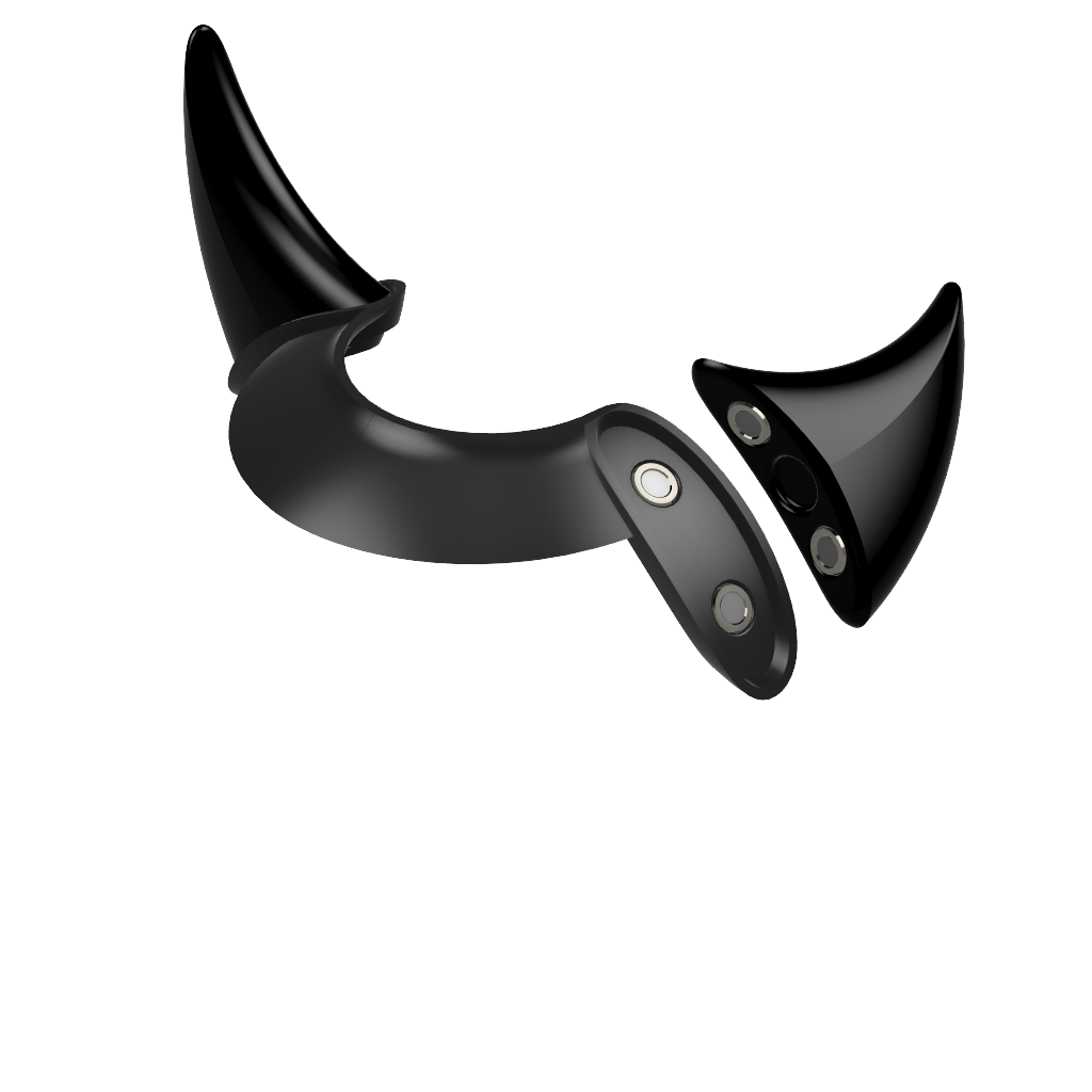 Horned Magnetic Ears for Personal Hat