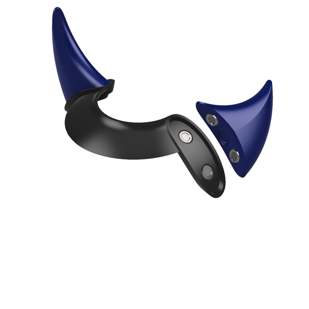 Horned Magnetic Ears for Personal Hat
