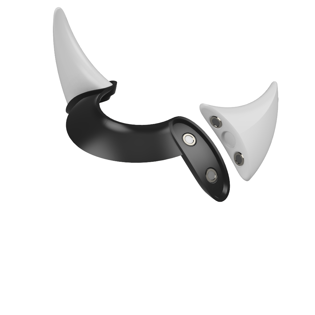 Horned Magnetic Ears for Personal Hat